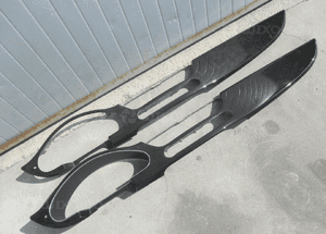 mercedes CLS 219 drewno konsoli dekor obudowa panel nawiew 1