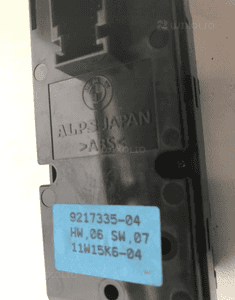 Przyciski szyb panel BMW 3 E90 E91 9217335 4