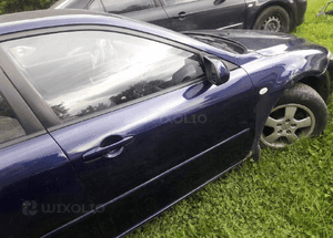 Mazda 6 02-07 Drzwi Prawe przednie przód szyba 25E 2