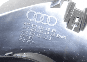 KRATKA ZDERZAKA LEWA AUDI A8 D4 S8 LIFT oryginał 14