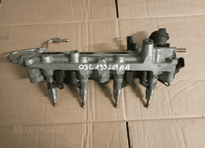 listwa wtryskowa audi a 3 8p wtryski 03c133204aa