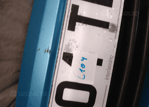 Zderzak przód przedni opel meriva a i 1 Z291 błękitny halogeny 6