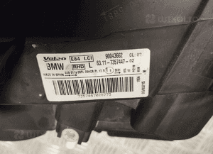 BMW E84 LAMPA LEWA PRZEDNIA LCI lift UK 7357447 KM 15