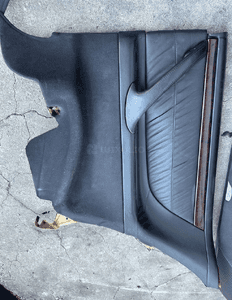 mercedes cl 215 boczek skóra tapicerka drzwi przód tył boczki 10