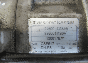 POMPA KLIMATYZACJI SPRĘŻARKA INFINITY FX II LIFT QX70S 3.0D V6 240KM FX30d 92600-1MS0A 2012 8