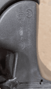 Lusterko prawe przód przednie ford mondeo MK4 lift 8 pin uk 4