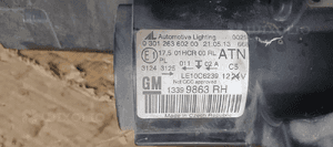 Lampa prawy przód przednia prawa Opel Zafira C UK 13399863 9