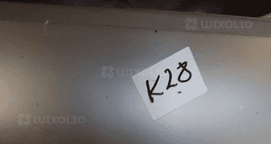 Zderzak tył tylny ford fiesta MK.6 6 vi 62 srebrny lift fl 2