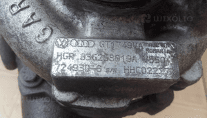 VW Passat B6 Seat 2.0TDI turbosprezarka GT1749 A VA 03G253019A 03G253014N 3