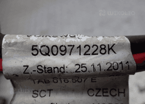 SKODA SUPERB III KLEMA AKUMULATORA 5Q0971228K RADOM 3