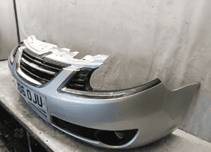 Zderzak przód przedni  saab 9-5 95 i lift 05-09R 268 srebrny 2