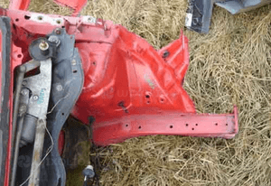 Toyota Yaris II 06-11 podłużnica ćwiartka przód przednia d praw lewa 3