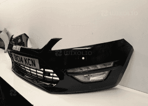 Zderzak przód przedni ford mondeo MK.4 4 iv lift fl G6 czarny led drl pdc czujniki halogeny 3