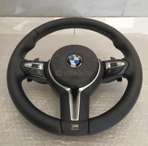 Bmw M2 M3 M4 F10 F11 F30 F20 F21 F15 F16 kierownica multifunkcyjna poduszka airbag łopatki niebiesko czerwona nić nowa oryginał 3