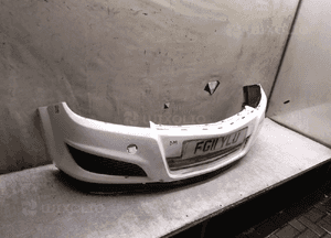 Zderzak przód przedni opel astra h 3 iii lift fl Z474 biały 3