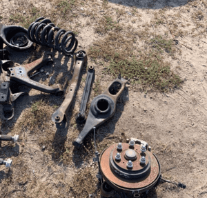 MITSUBISHI PAJERO v90  MOST DYFER sanki ława wahacz  Piasta zacisk 2010r 4