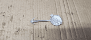 Zaślepka haka holowniczego zderzaka przód Citroen C3 I 9680073377 3