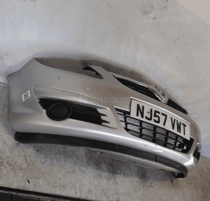 Zderzak przód przedni do opel corsa d  grill kod kolor Z157 srebrny 2