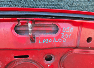 Maska Pokrywa Silnika Przód Przednia Czerwona LP3G Dysze Spryski Seat Cordoba I 1 Ibiza II 2 25