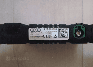 Audi Q4 e-tron moduł złącz usb-c 89A035736 4