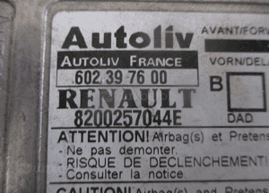 Moduł sensor air bag megane scenic 8200257044E 2
