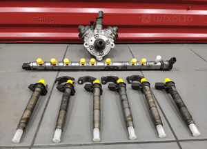 Bmw 3.0D N57 F01 F10 zestaw wtryskowy wtryskiwacze listwa pompa kpl oe oryg 1