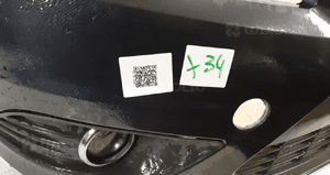 Zderzak przód przedni ford focus MK.2 2 lift fl ii H4 szary grafitowy halogeny 4