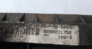 Wiatrak wentylator chłodnicy Renault Laguna 2 II 2.2dci 01-07r 8200231756 3