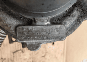 Turbosprężarka Opel Zafira B 1.9 D nr: 755042-3 7