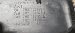 Osłona pokrywa silnika Ford Galaxy MK1 Lift 1.9 TDI 7M5103925G 6