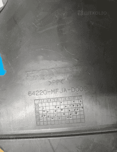 HONDA CBR Wypełnienie osłony przedniej schowka 64220-MFJA-D000 3