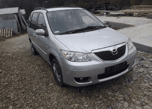 Mazda MPV 04-06 Maska lampa zderzak pas atrapa 22V 7