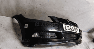 ZDERZAK PRZÓD PRZEDNI DO BMW E90 HALOGENY black sapphire CZARNY USZKODZONY DOŁ 4