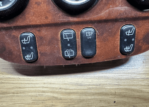 MERCEDES ML 163 lift  panel klimatyzacji drewno  dekor low range 7