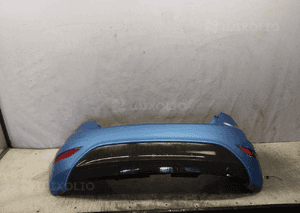 Zderzak tył tylny ford fiesta MK.7 7 vii niebieski błękitny 1