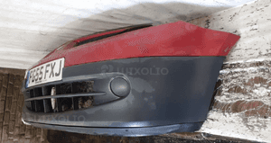 Zderzak przód przedni do renault modus czarny mat OV727 3