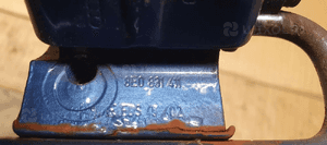 Zawias zawiasy drzwi lewy przód para Audi A4 B6 8E0831411 3