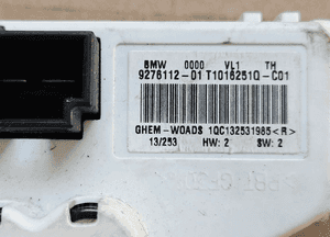 BMW X5 F15 rezystor sterownik dmuchawy nawiewu 9276112 3