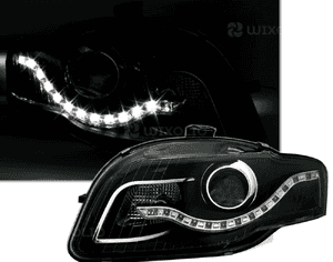 Lampy Reflektory AUDI A4 B7 04-08R LED DO DZIENNEJ 2