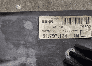 Fiat Grande Punto 1.2   1.4 8V wentylator chłodnicy wody silnika 55700464 51797135  5502007 6