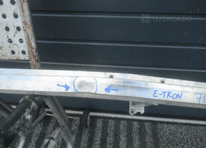 Belka zderzaka dolna górna przednia przód audi e-tron 4KE807109 4KE807093 19