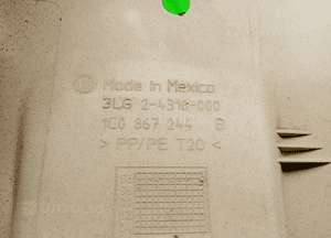 Osłona poszycie słupka prawe boczne VW New Beetle 1C0867244B 4