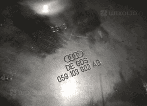 Audi Q7 4L 3.0TDI cjg cjga miska olejowa pokrywa 059103602AB zdrowa orygina 12
