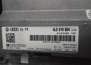 KOKPIT DESKA KONSOLA + TUNEL ŚRODKOWY MMI AUDI A6 4F1864261 / 4L0919604 / 4F0920933Q 15