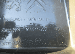 Osłona zderzaka płyta pod zderzak przedni citroen C3 ii DS3 2009- 7
