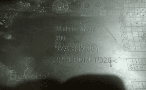 Spoiler dokładka przód skoda karoq 57A 2