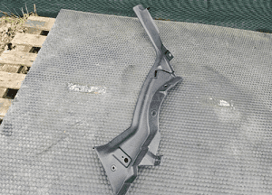 Oslona Slupka Progu Plastik Tapicerka Wnetrza Czarne Seat Cordoba Ibiza VW Caddy Polo 98r 35