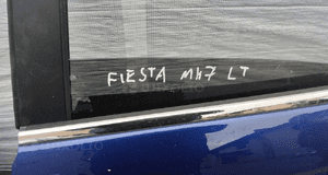 Drzwi tył tylne lewe ford fiesta MK7 5D 2