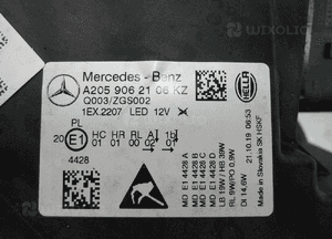 Mercedes 205 lift full led lampa przednia lewa 4