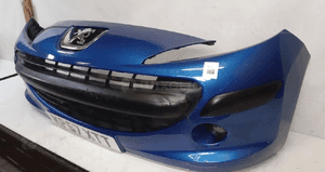 Zderzak przód przedni do peugeot 207 kmf niebeiski halogeny 2